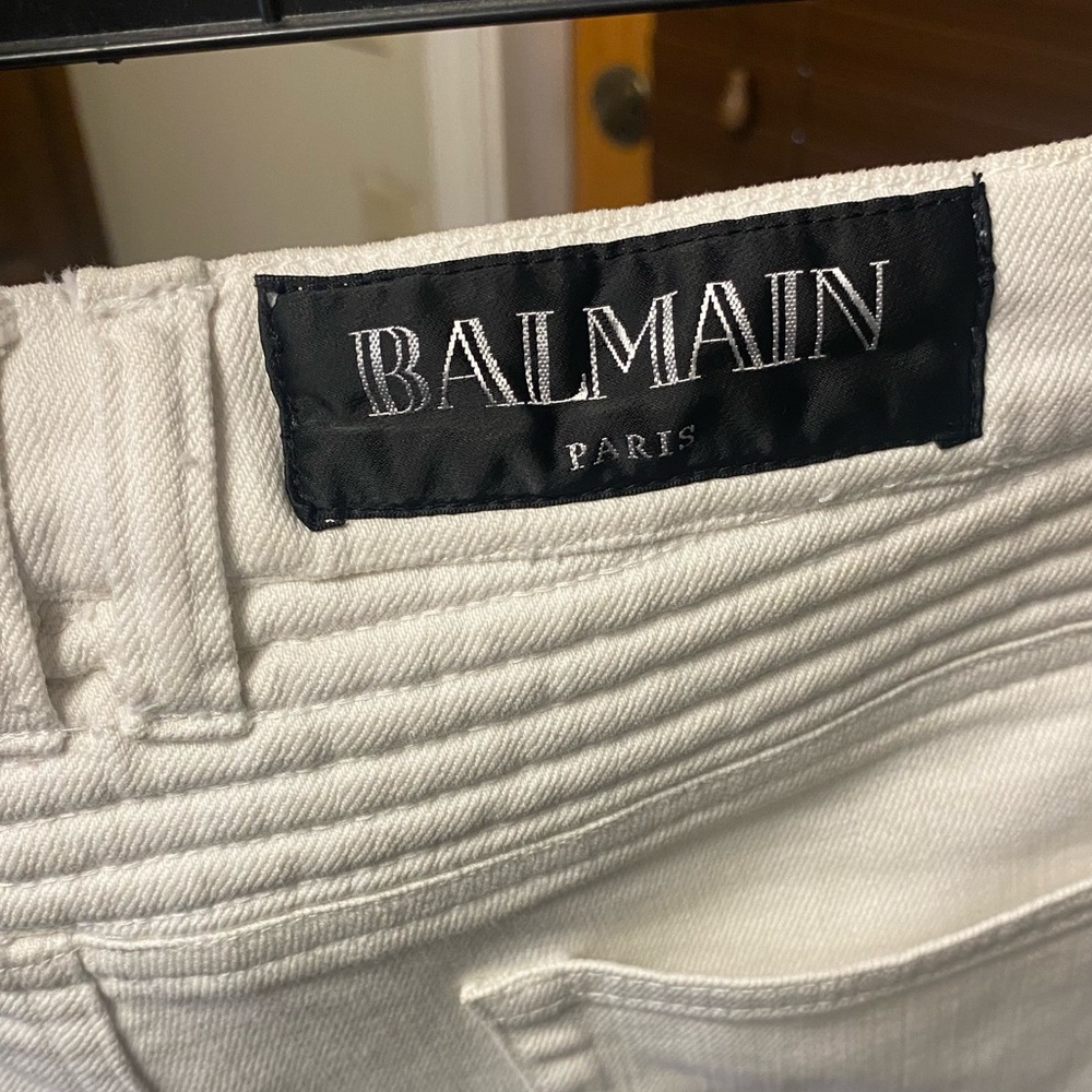 Balmain White Jeans
